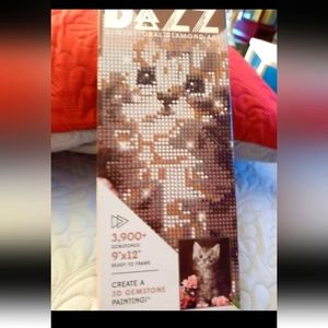 DIAMOND ART ADORABLE KITTEN 9X12